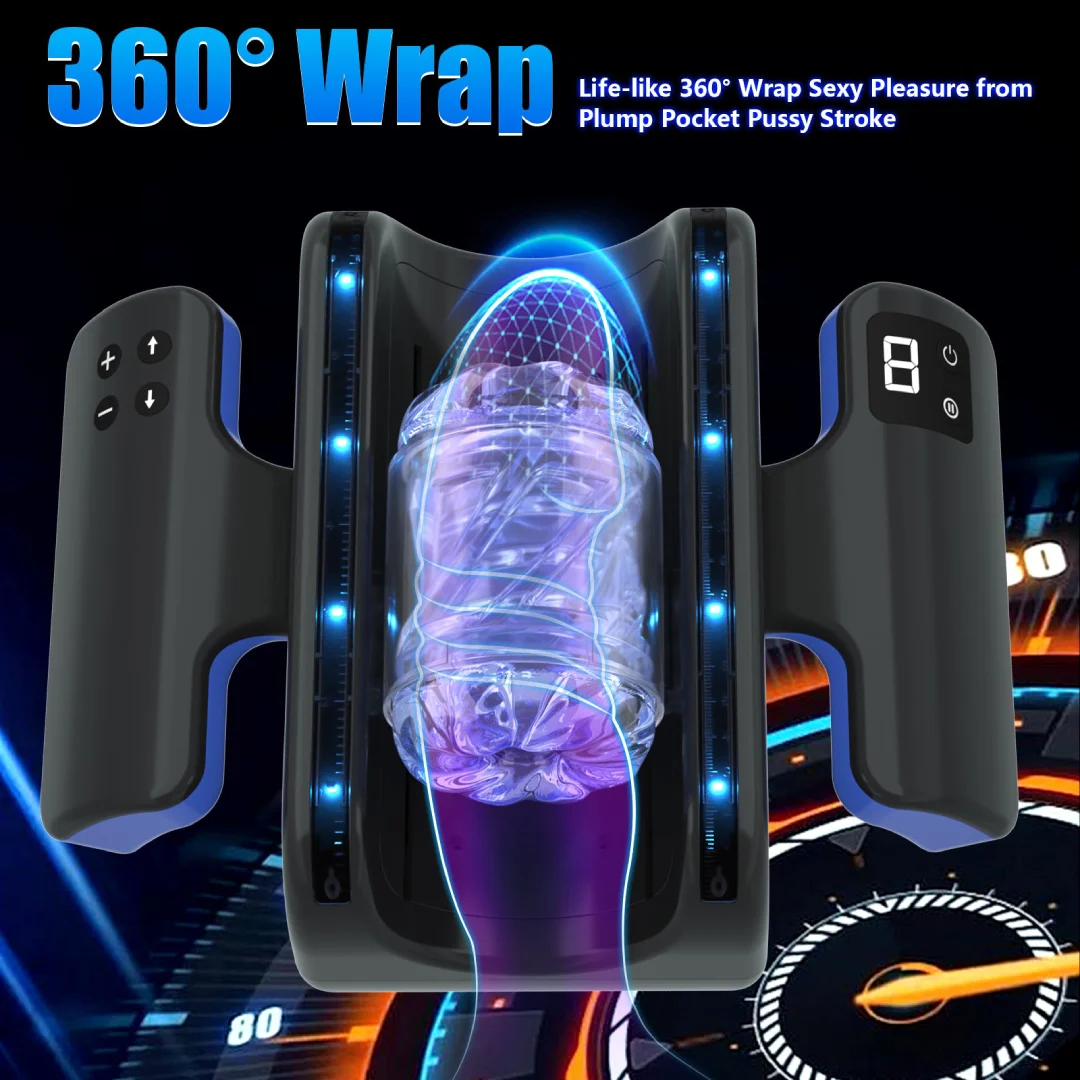 Automatic Handheld Quickshot Stroker Male Masturbator photo 3