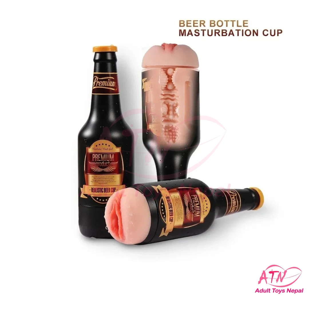 Realistic Beer Bottle Masturbation Cup | Male Sex Toy