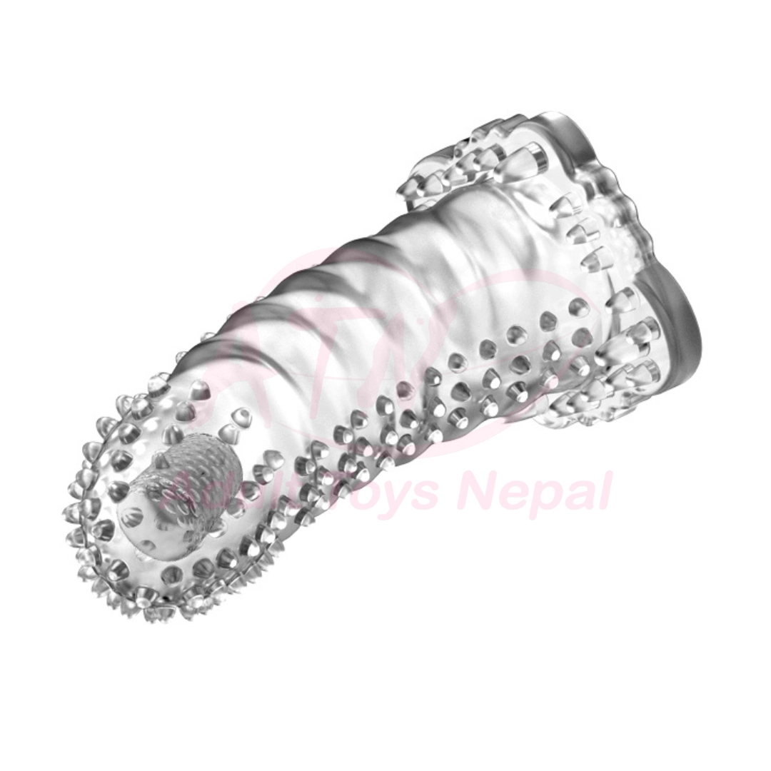 Brave Man Vibrating Sleeve Condom | Dotted & Dragon photo 3