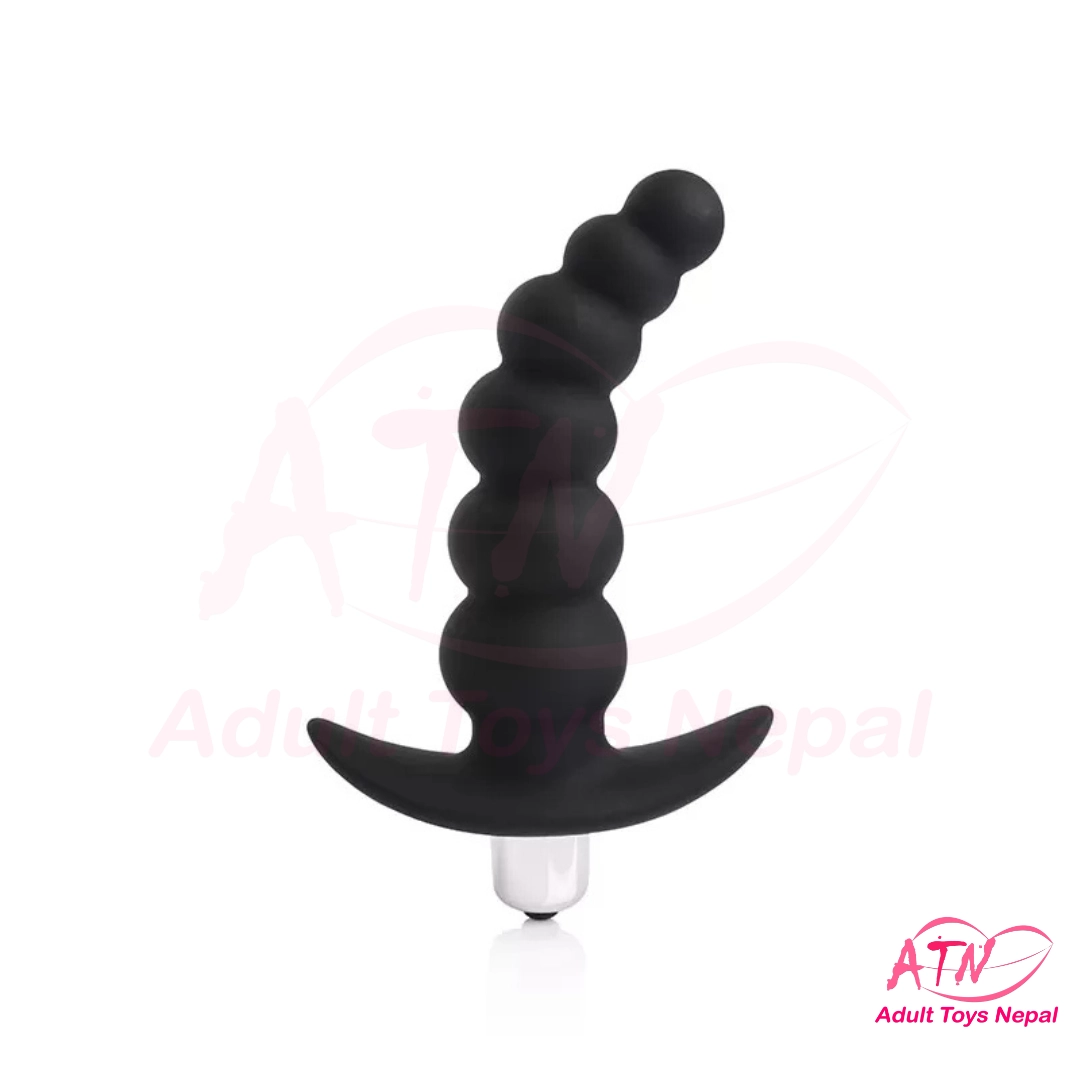 Curve Bullet Pull Bead Anal Plug | Vibrating Butt Plug
