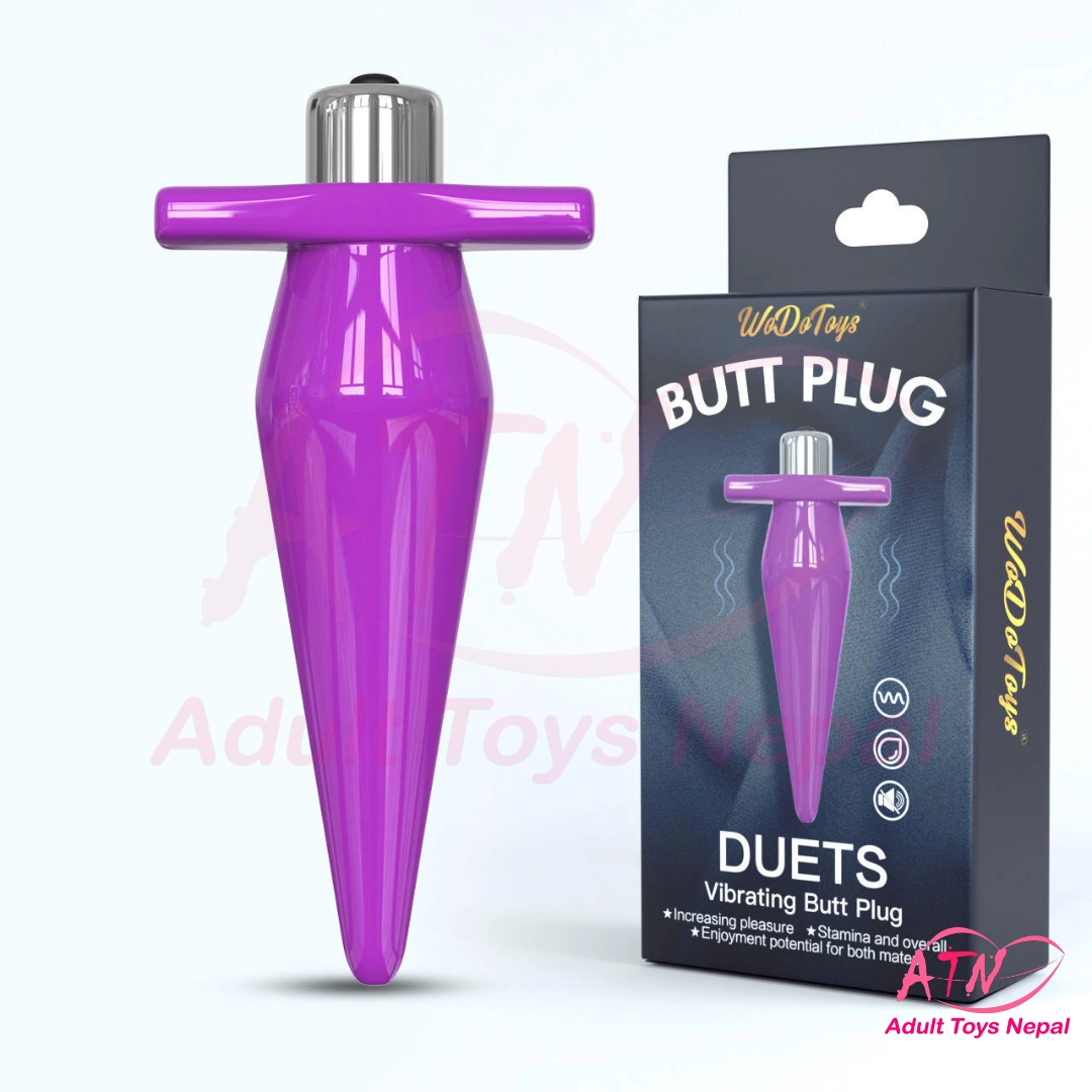 Duets Vibrating Butt PLug | Anal Plug Massager | Male and Female