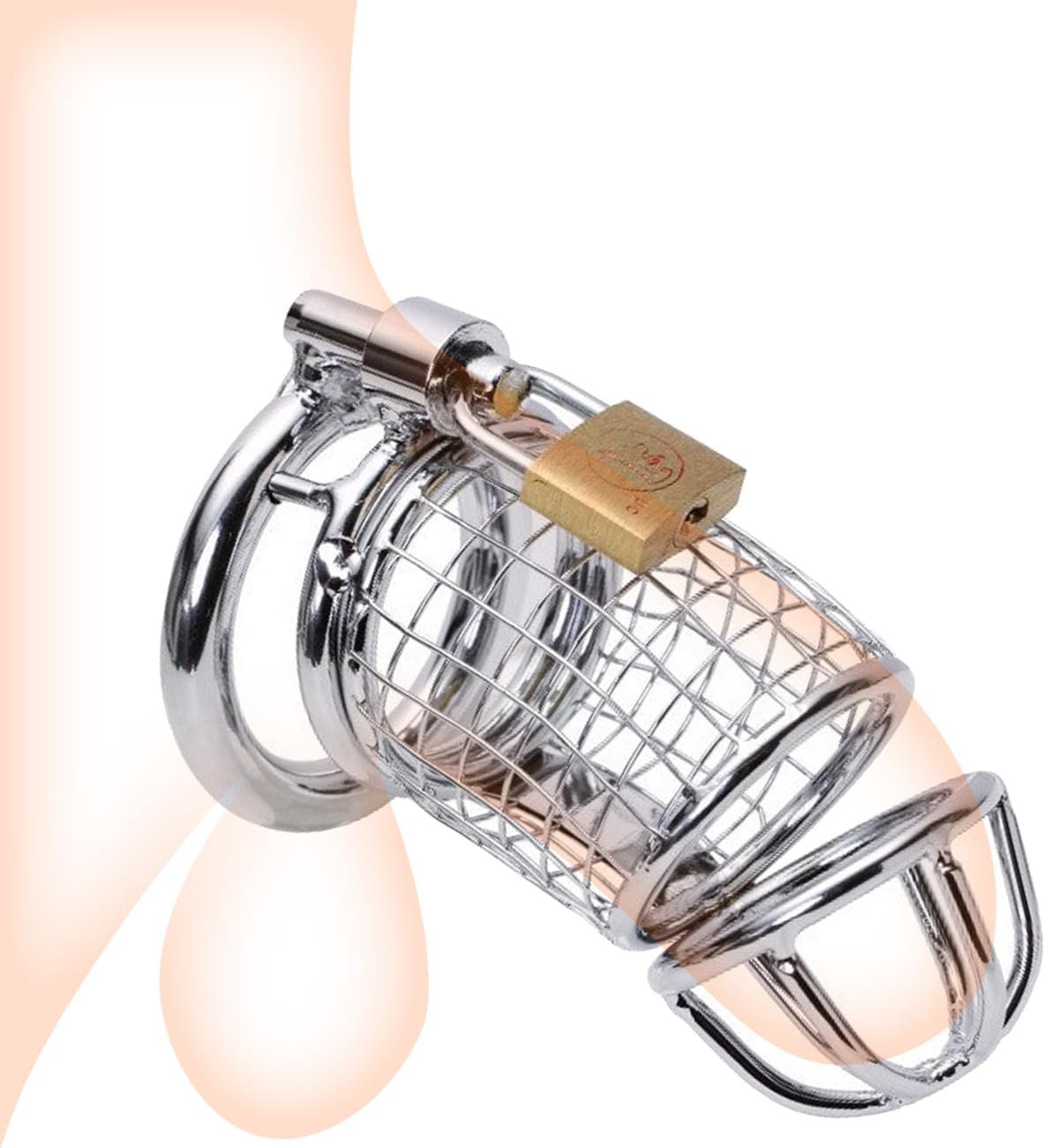 Male Chastity Cage - Stainless photo 2