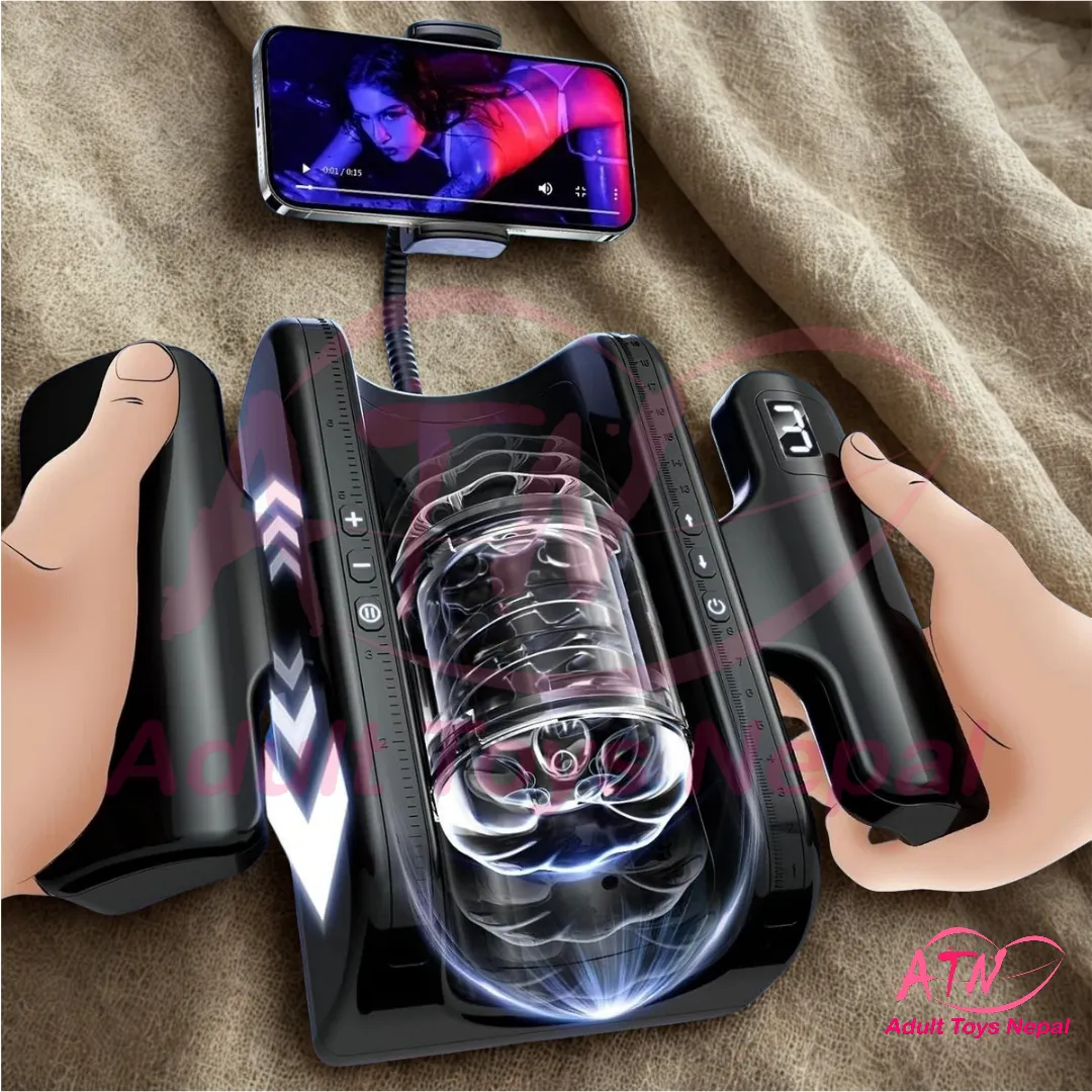 Automatic Handheld Quickshot Stroker Male Masturbator