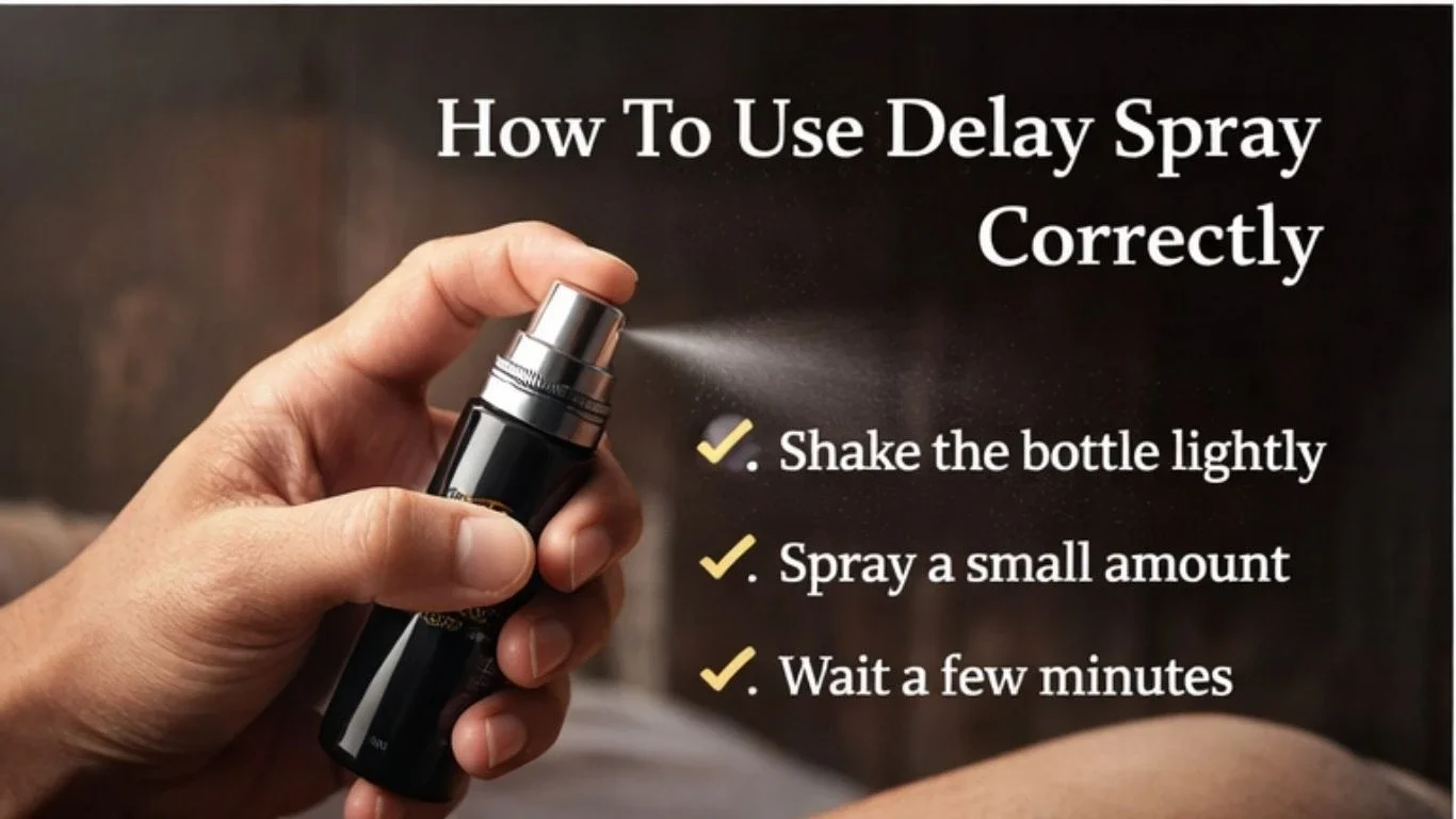 How to use delay spray properly
