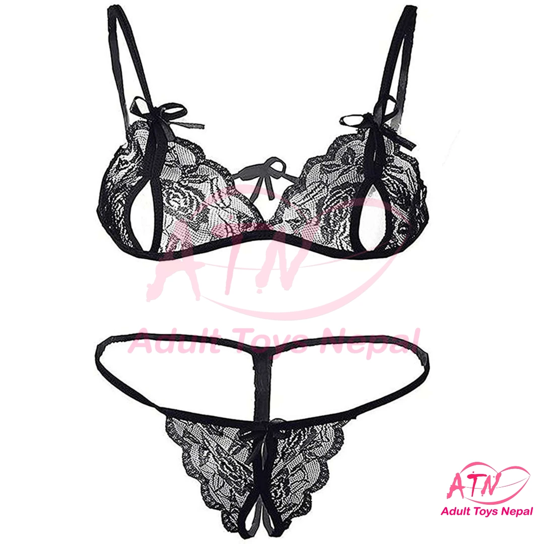 Net Bikini Bra Panty Set | Lingerie for Women
