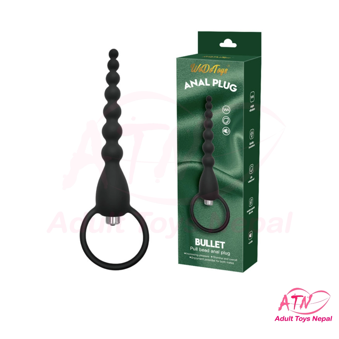 Pull Bead Anal Plug | Vibrating Anal Plug | Female Sex Toys