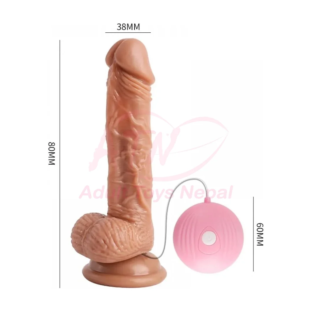 Realistic Remote Controlled Vibrating Dildo | Female Sex Toy photo 2