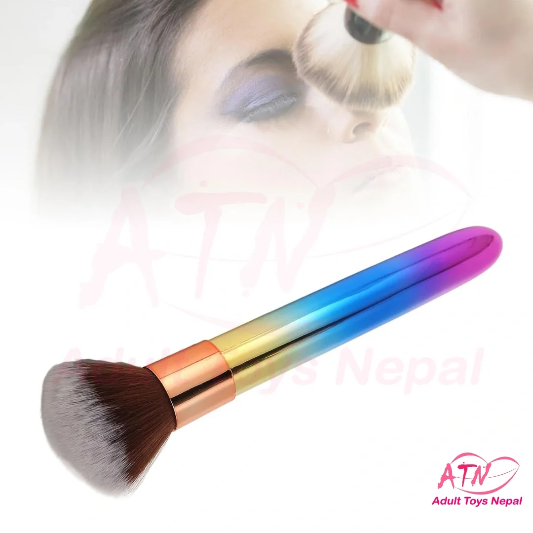 Rechargeable Vibrating Makeup Brush | Female Sex Toy