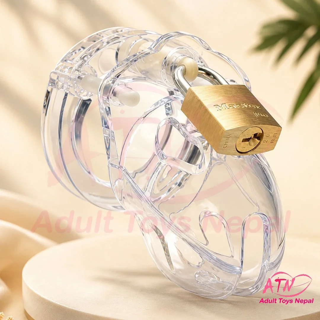 Silicone Mini Transparent Male Chastity Cage