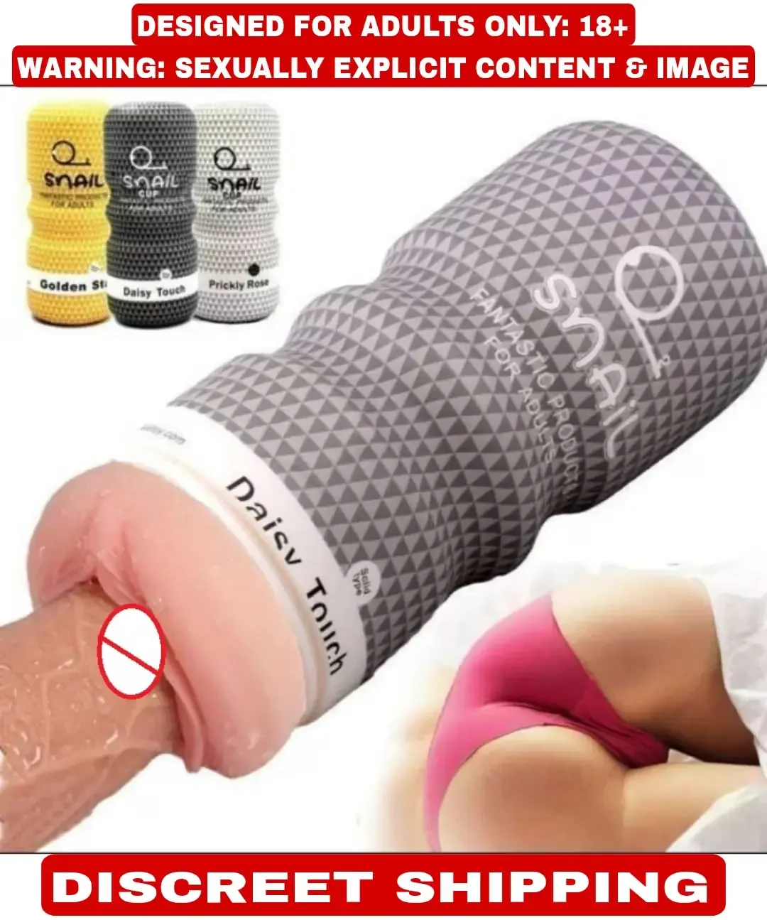 Snail Masturbation Cup for Men | Male Sex Toy photo 4