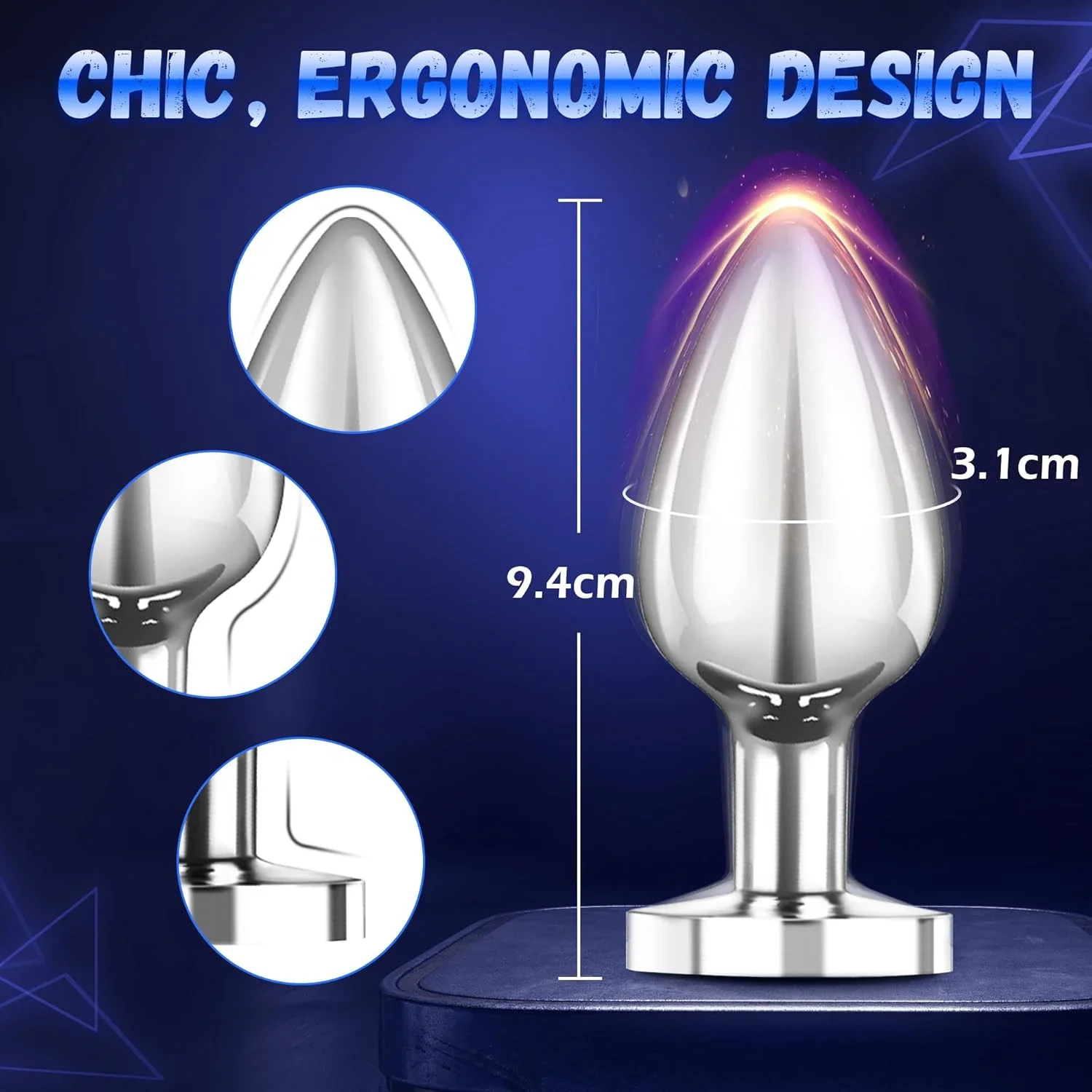 Vibration Anal Plug | Female Sex Toy photo 3