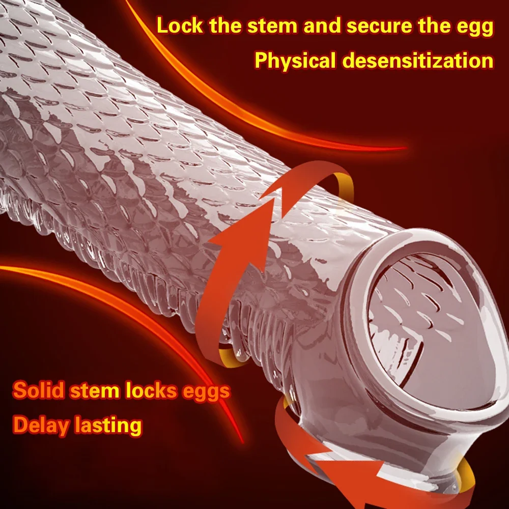 Vibrating Penis Extension Sleeve | Reusable Condom photo 3