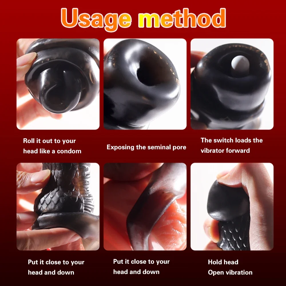 Vibrating Penis Extension Sleeve | Reusable Condom photo 4