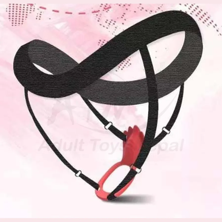 adjustable-black-strap-with-vibrating-cock-ring