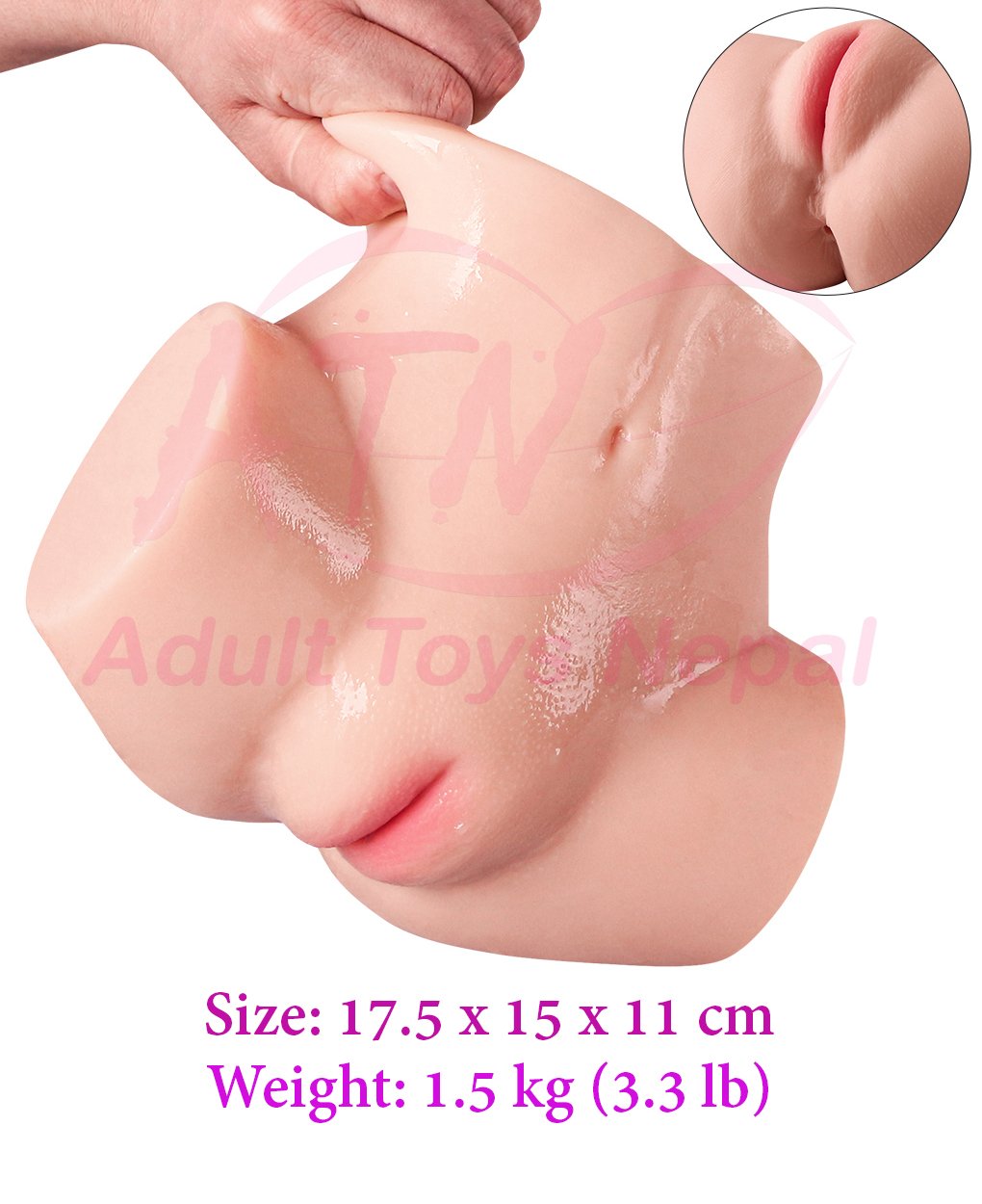 realistic hip ass sex doll 1.5kg size and weight