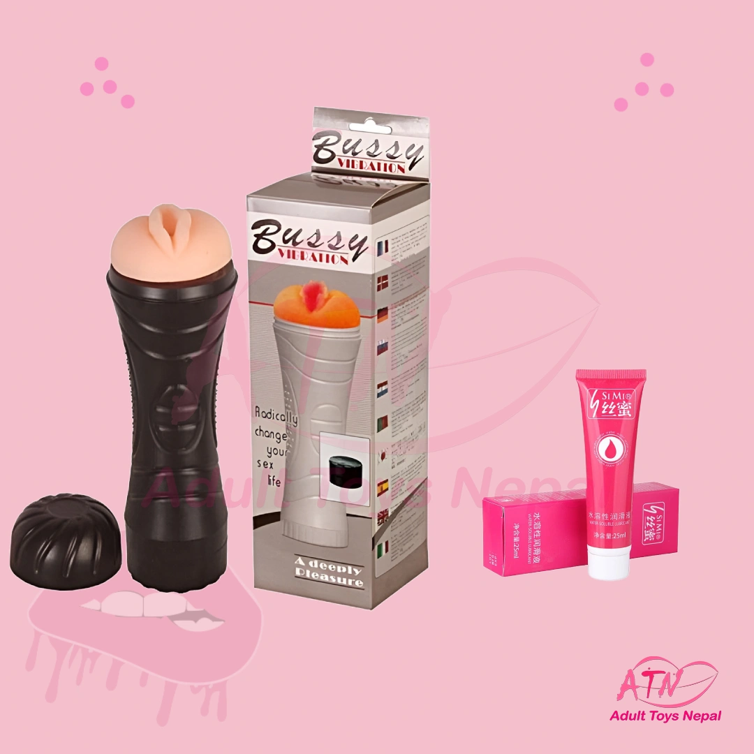 Bussy Vibration Masturbation Cup for Men