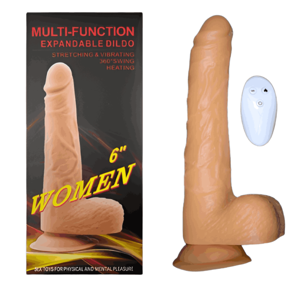 6 inch expandable Dildo