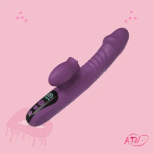 JIUUY Dream Stick Thrusting Vibrator + Sucking and Licking