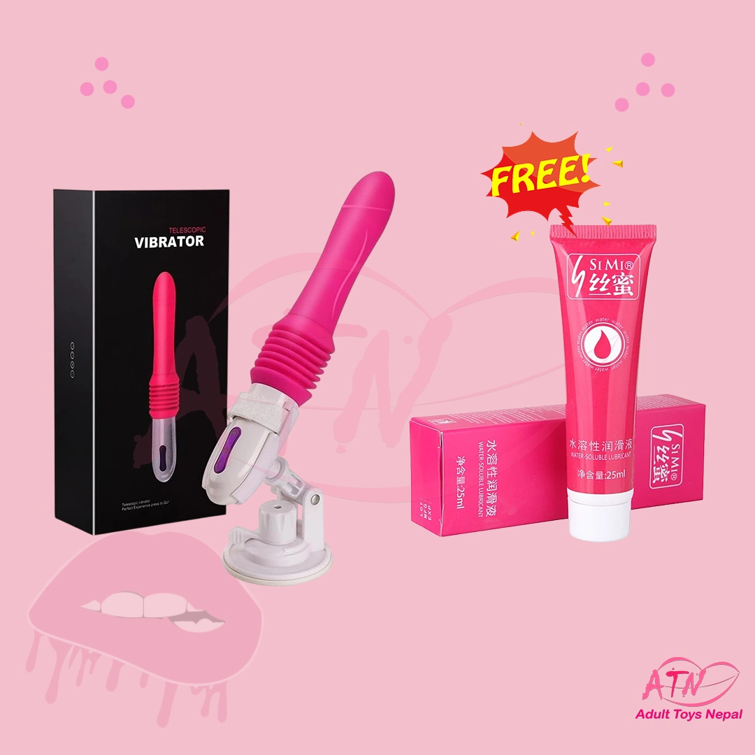 Telescopic Vibrator and Simi Lube Combo Offer