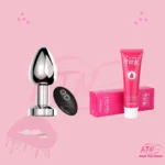 Vibrating Anal Plug and Simi Lube Combo Offer