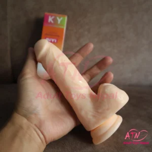 Realistic flesh color dildo