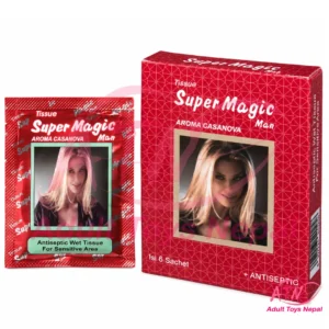 Super Magic Delay Tissue Paper | Delay Wet Wipes - 6 Pieces